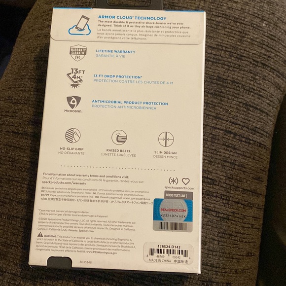 SPECK PRESIDIO 2 GRIP CASE FOR IPHONE 11 PRO MAX AND IPHONE Xs MAX COLOR: BLACK - Picture 2 of 2